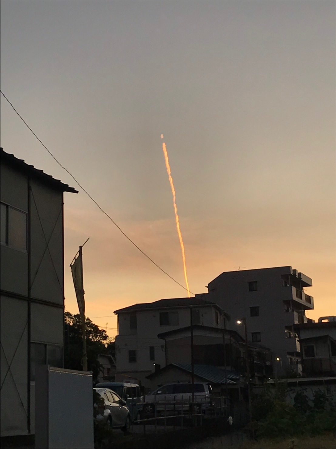 2019年8月5日 朝の4時50分頃 横浜で謎の物体目撃